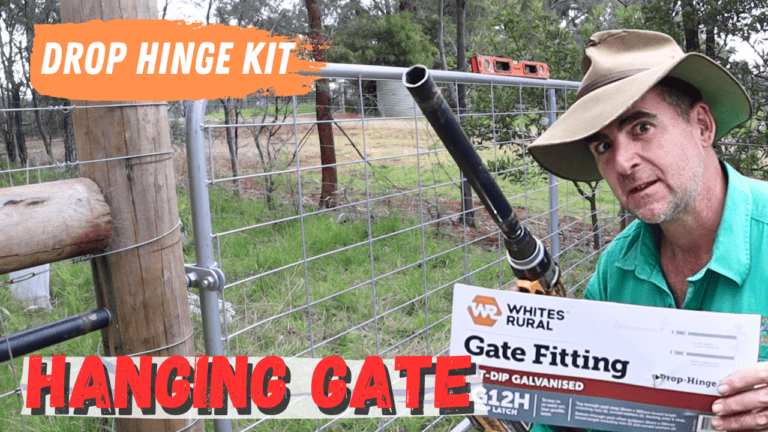 Hanging a gate easily and accurately