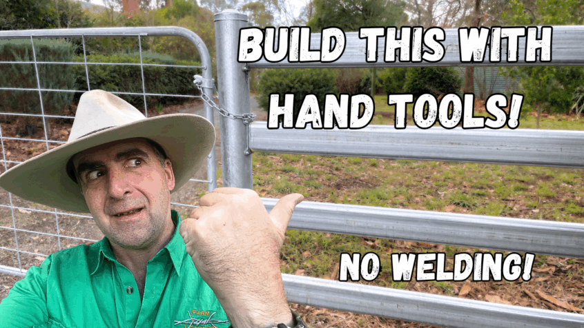 Build this with hand tools! no welding!